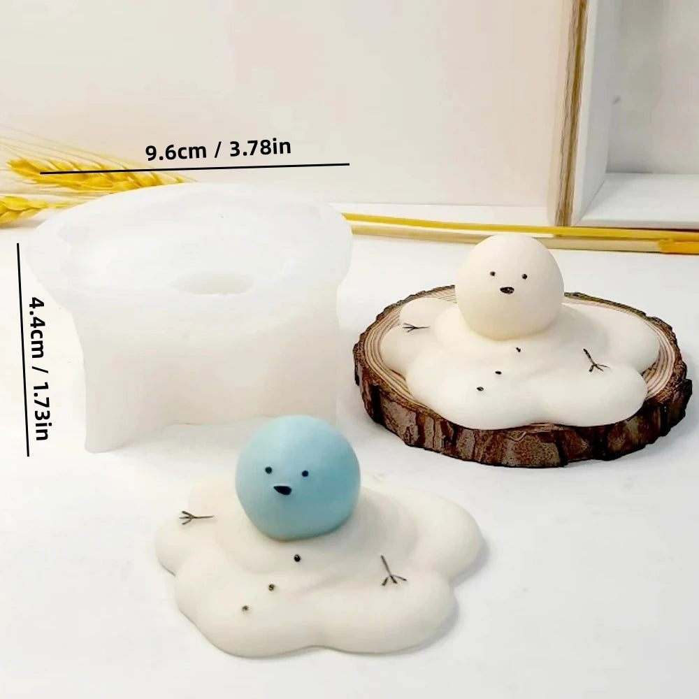 Melt Snowman Candle