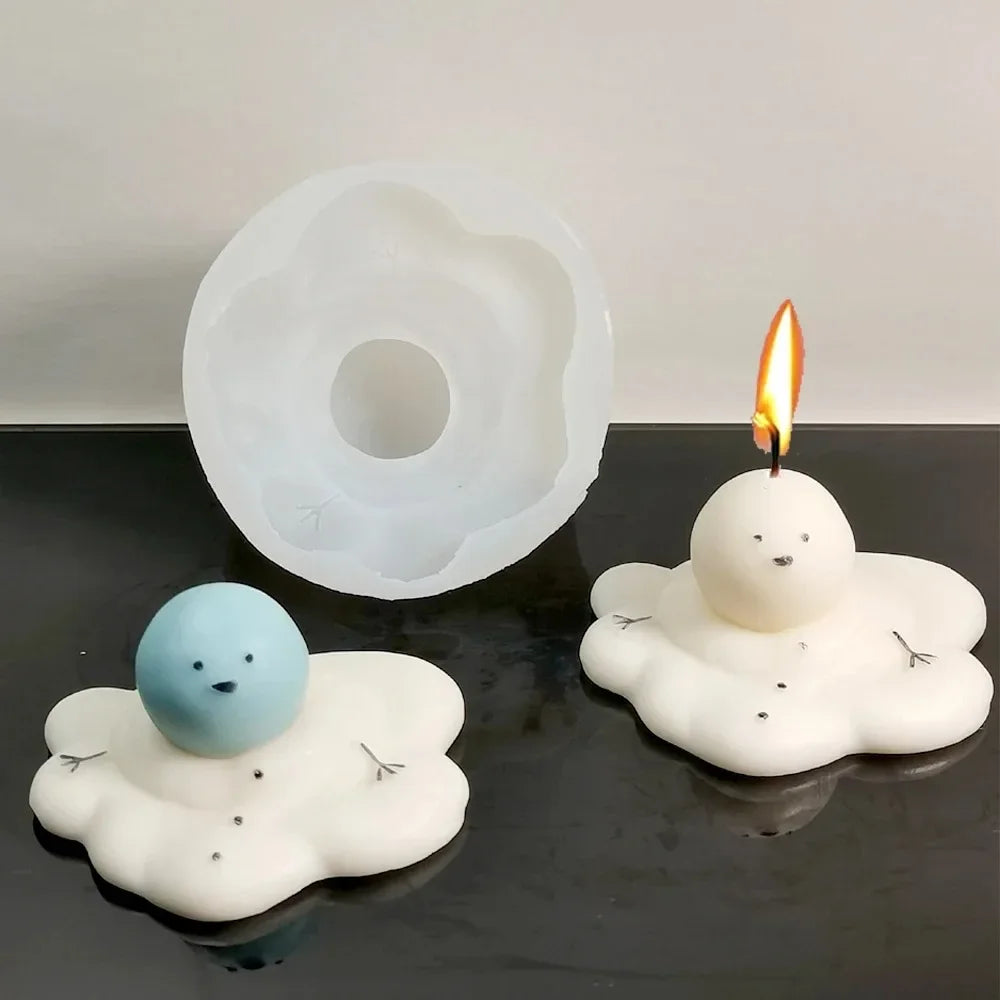 Melt Snowman Candle