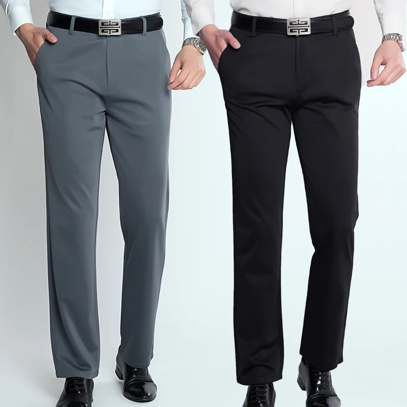 Elastic Straight Sleeve Formal Pants