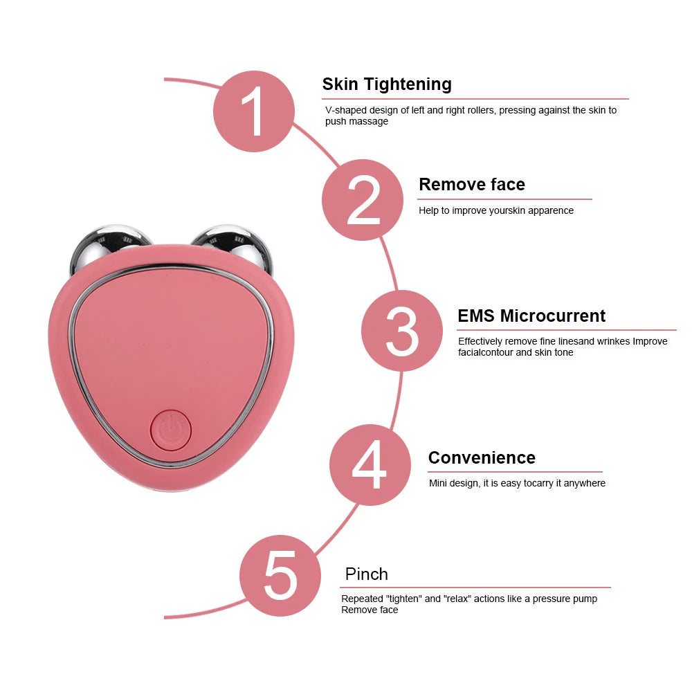 Microcurrent Roller Skin Facial Device