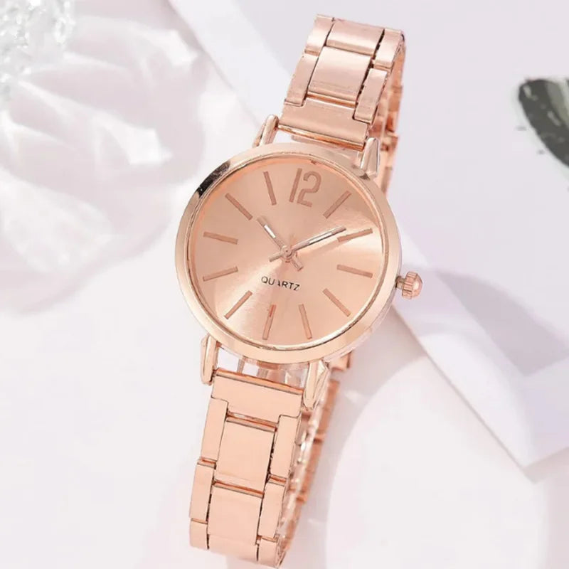 Simple Round Dial Ladies Watch