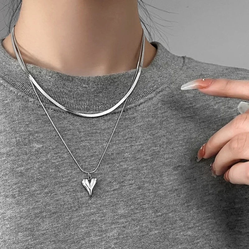 Love Heart Pendant Necklace