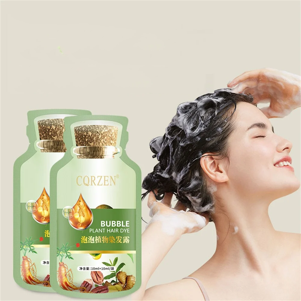 Natural Plant Herbal Hair Dye Shampoo