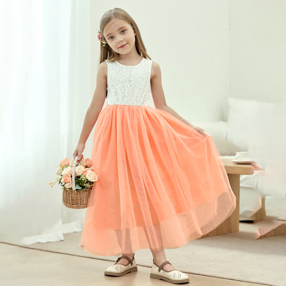 Kids Summer Princess Party Wedding Dresses